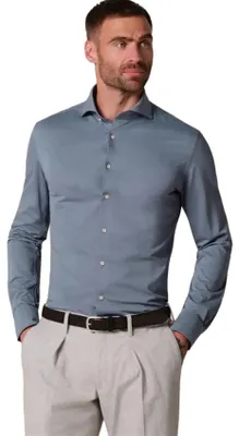 Produktbild von Hemden Profuomo Japanese Knitted hellblau
