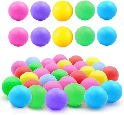 Produktbild von Tischtennisballen-Mischung 30 Stück 40 mm Training und Wettkampf-Bälle für Unterhaltung und Kunsthandwerk