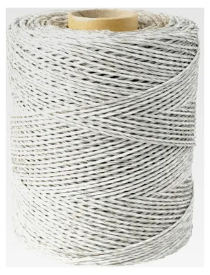 Produktbild von Weidezaunlitze, 500 m Rolle, 3 mm, weiß, Niroleiter