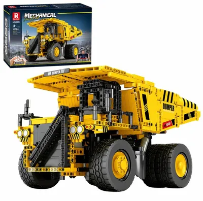 Produktbild von Bausatz Muldenkipper Baufahrzeug Bergbau - 22025 - Für Kinder und Erwachsene