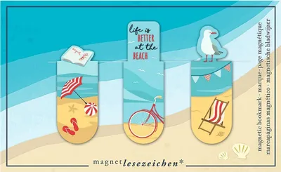 Immagine prodotto di Segnalibro magnetico Sulla spiaggia