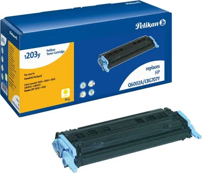 Produktbild von Pelikan Toner HP Q6002A 1203y yellow rebuilt