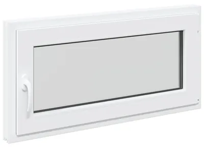 Zdjęcie produktu dla vidaXL Okno piwniczne RISOR 100 x 50 cm, PVC i szkło, białe