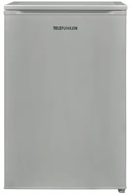 Produktbild von Telefunken Kühlschrank ohne Gefrierfach freistehend | 135 Liter | Kühlschrank klein mit Gemüsefach | C-135-100-S silber