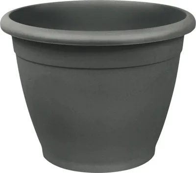 Image de Pot de fleurs en plastique Naxos Ø 35 cm anthracite
