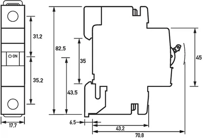 Immagine prodotto di DOEPKE&CO. Interruttore automatico B 6A 1p 230V 10kA 1TE UC