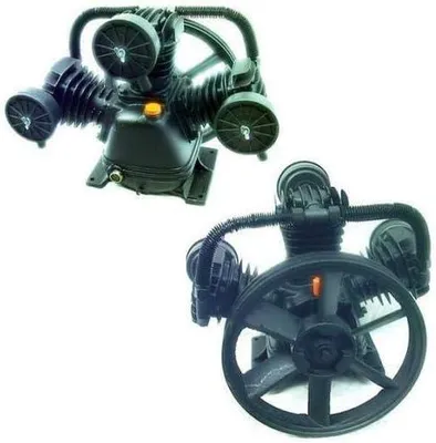 Imagen del producto de Compresor de 3 cilindros en V, modelo B4014/2. Unidad compresora de 580 litros. Unidad de aire comprimido AWZ