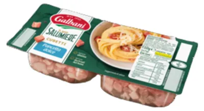 Zdjęcie produktu dla Cubetti di pancetta dolce 2x75 g Galbani