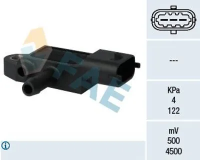 Produktbild von FAE 16104 Abgasdruck Differenzdrucksensor für OPEL Corsa D Schrägheck (S07) ZAFIRA B (A05) Meriva A (X03) Astra H Caravan (A04) Astra H Schrägheck