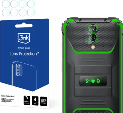 Produktbild von 3mk Hybridglas Lens Protection für Blackview BV7200Kamera Objektiv Kameralinse  0,16mm 6H (4 Stück)