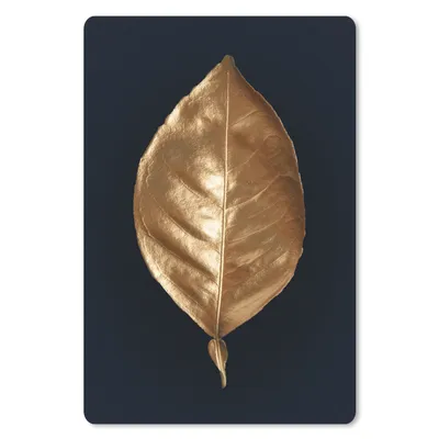 Produktbild von MuchoWow® Mauspad Mousepad Luxus - Blatt - Gold 18x27 cm - Mousepads - Maus Mat - Pad - Mausunterlage
