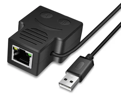 Productafbeelding van RJ45 1 naar 2 Splitter Adapter Netwerk 1 naar 2 Port Vrouwelijke CAT5