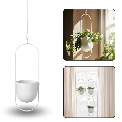 Produktbild von CHILISTRÅN Hängender Blumentopf, innen/außen weiß, 12 cm