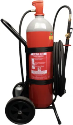 Produktbild von Heimlich 30kg Kohlendioxid Feuerlöscher fahrbar