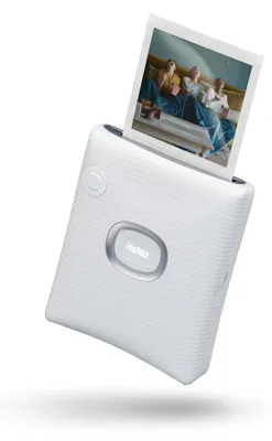 Produktbild von Fujifilm Instax SQUARE Link - White, Thermodruck, 800 x 800 DPI, 2.4" x 2.4" (6.2x6.2 cm), Bluetooth, Direktdruck, Weiß