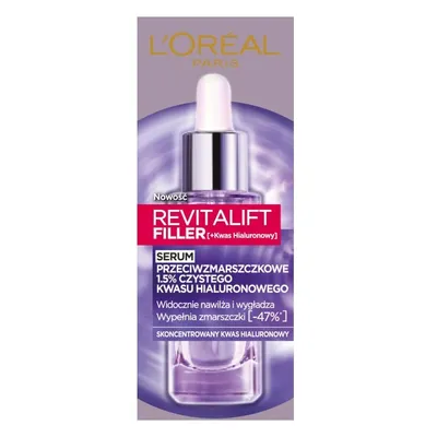 Image de L'Oréal Paris Revitalift Sérum capillaire anti-âge avec 1,5% d'acide hyaluronique, 30ml