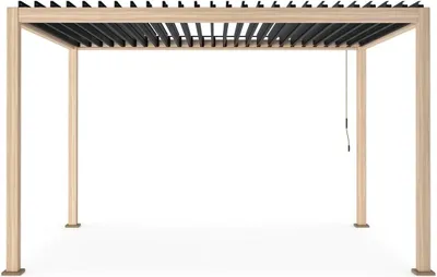 Produktbild von Pavillon Ocean 400 x 300 x 250 cm Aluminium Holz-Optik