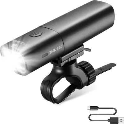 Productafbeelding van Fietslamp Voor 950 Lumen, USB Oplaadbaar, 3000mAh