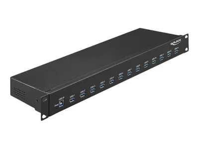 Obrázok produktu pre DeLOCK 64039, USB 3.2 Gen 1 (3.1 Gen 1) Type-B, USB 3.2 Gen 1 (3.1 Gen 1) Type-A, 5000 Mbit/s, Čierna, Kov, 16 W