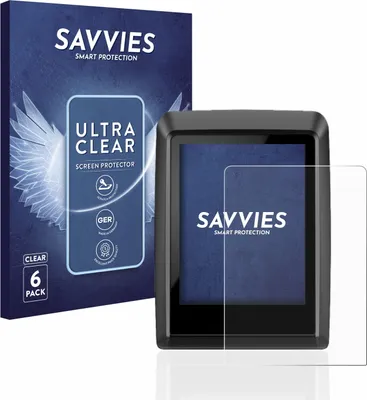 Produktbild von 6x Für Bosch Kiox 300 Schutzfolie Savvies Displayschutz Display Schutz Folie Klar Transparent