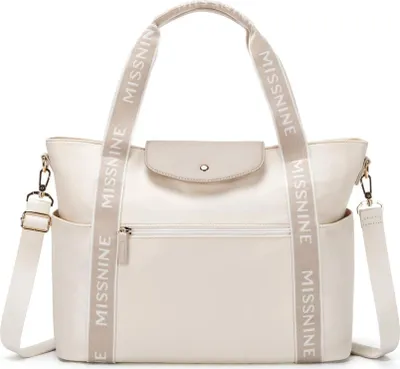 Immagine prodotto di Borsa per computer portatile grande da 15,6 pollici da donna Borsa da lavoro leggera da ufficio da viaggio