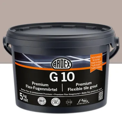 Obrázek produktu pro ARDEX G10 Premium Flex spárovací hmota šedá 5kg kbelík