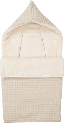 Produktbild von Koeka Fußsack 0+ 3/5 Punkt Waffel/Teddy Oslo - Sand | Buggy Zubehör