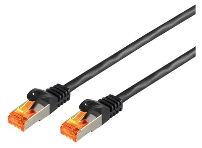 Immagine prodotto di Cavo patch Cat 6a S/FTP Outdoor nero 20m