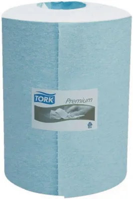 Produktbild von Reinigungstücher Premium 510 1-lagig 43x38cm 1 Rolle mit 1000 Tüchern blau