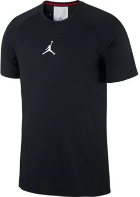 Produktbild von Nike JORDAN AIR MEN'S SHORT-SLEEVE BLACK/WHITE BLACK/WHITE XS