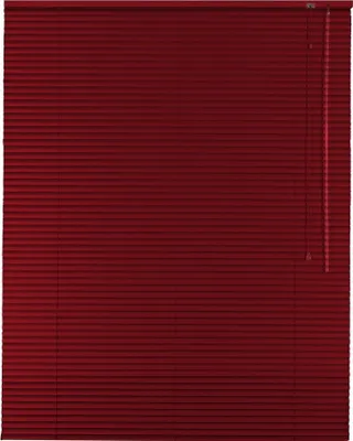 Produktbild von Alu Jalousie Aluminiumjalousie 240 x 250 cm weinrot Rollo Jalousette Bedienseite rechts
