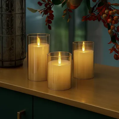 Immagine prodotto di Set di candele LED senza fiamma con telecomando