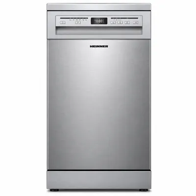 Productafbeelding van Heinner HDW-FSM45609DXE++ Vaatwasser 45 cm, 9 Couverts, 6 Programma’s, Digitaal Display, RVS