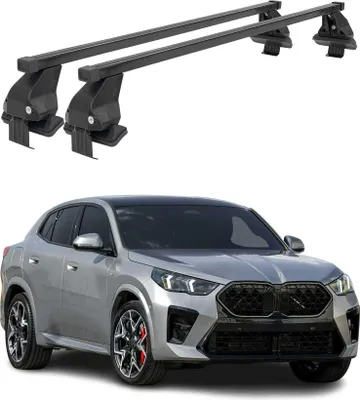 Immagine prodotto di Menabo portapacchi base per BMW X2 U10 2023-2025 75kg acciaio nero 2x