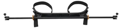 Immagine prodotto di Porta sacche da golf SucceBuy (1370 x 195 x 60,5 mm), compatibile con la maggior parte dei modelli di sedili posteriori 2+2 dotati di tubi quadrati da 30,48 mm, supporto regolabile per mazze da golf con cintura, facile installazione senza necessità di foratura