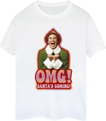 Produktbild von Elf - "Santa's Coming" T-Shirt für Damen BI22308 (4XL) (Weiß)