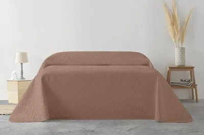 Obrázok produktu pre Unyqoos® Mikrovláknová prikrývka – celoročná prikrývka na posteľ, 180 × 260 cm, hnedá, 100% polyester, mäkká a priedušná, vhodná na pranie v práčke, vhodná pre posteľ s rozmerom 90 cm