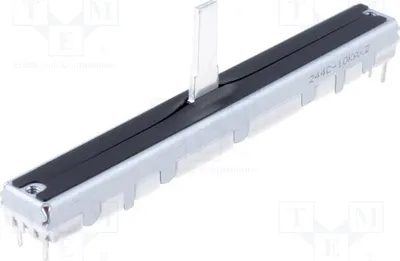 Immagine prodotto di 1 x Potenziometro: Potenziometro lineare a montaggio su pannello, tolleranza ±20%, 10kΩ, potenza dissipata 200mW