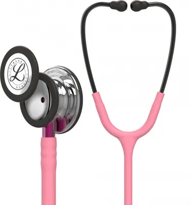 Produktbild von Littmann Classic III Hochglanz-Stethoskop für Innere Medizin, Pink 5962