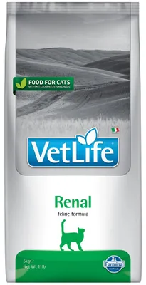 Zdjęcie produktu dla Farmina Pet Food Vet Life Renal, Dorosły, Każda rasa, 2 kg, Zawiera przeciwutleniacze