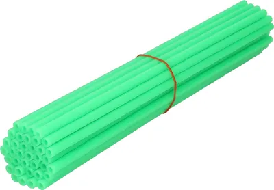 Obrázok produktu pre Sada krytov kolies 250 mm neónovo zelená - 36 kusov
