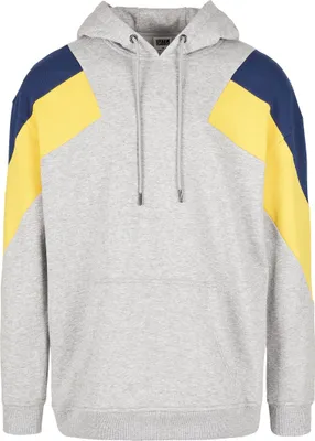 Produktbild von Urban Classics - Oversize 3-Tone Hoody grau - XL