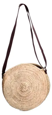 Produktbild von Damenhandtasche rund Palmblatt 30 x 30 cm