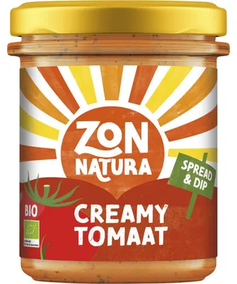 Produktbild von Zonnatura Tomaat Cremiger Aufstrich 175g – Feiner, cremiger Tomatenaufstrich