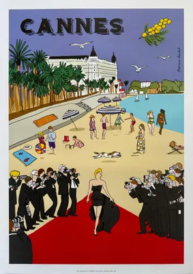 Image de Cannes - 50x70cm Affiche Poster