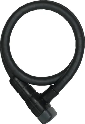 Image de Antivol à câble blindé ABUS Steel-O-Flex Microflex 6615K - avec support SCMU - câble en acier avec blindage par douilles en acier - niveau de sécurité ABUS 5 - 85 cm