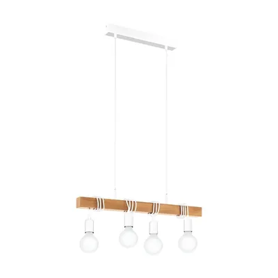 Obrázek produktu pro EGLO Townshend, Flexibilní, Bílá, Dřevo, Ocel, Dřevo, Obývací pokoj, Vnitřní, I