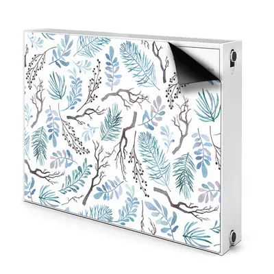 Produktbild von Magnet Heizkörper Heizkörper-Abdeckung Heizkörperabdeckung 110x60 cm  - Blätter und Zweige