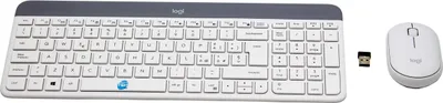 Immagine prodotto di Logitech Mk470 Kit Mouse E Tastiera Wireless Wifi Layout Italiano Bianco