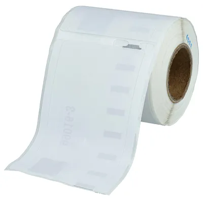 Zdjęcie produktu dla Rola etykiet vhbw, 150 sztuk, zamiennik dla Dymo 99016-2, do drukarek - 46 mm x 78 mm, białe
